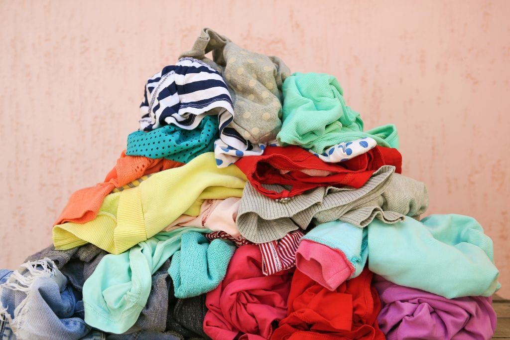 A pile of clothes